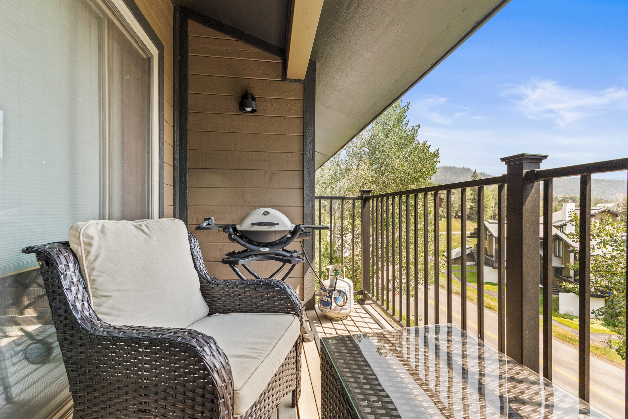 Deck with Grill & View