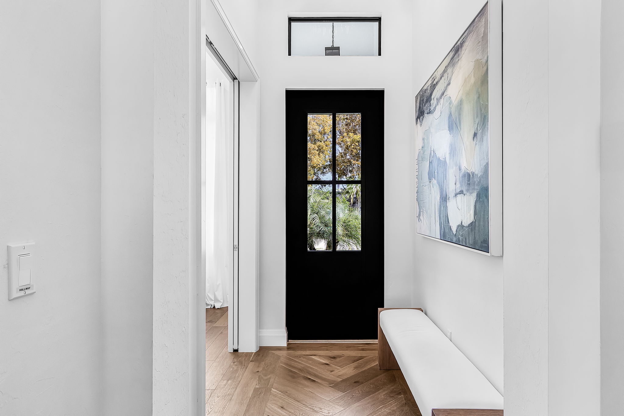 Front door from inside 