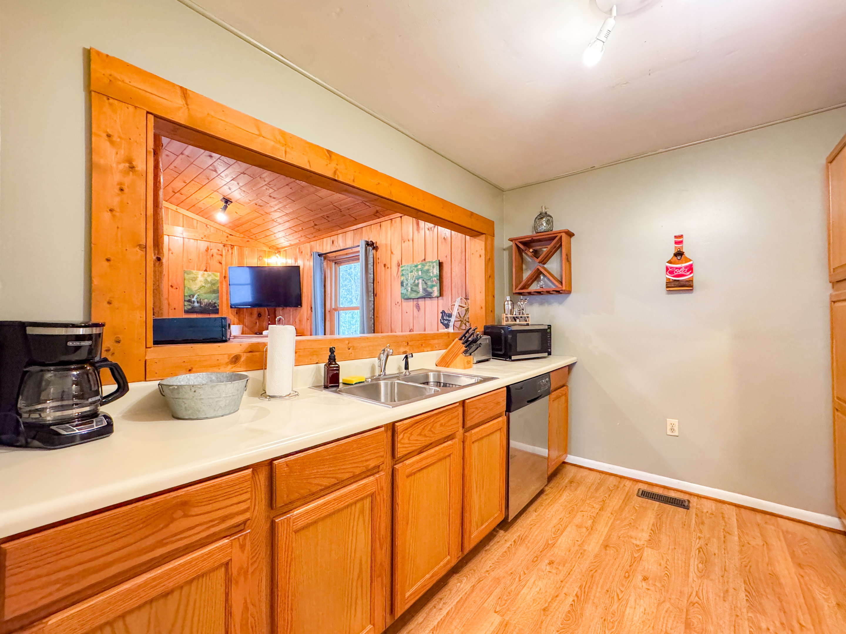 full kitchen with everything needed to cook a family meal