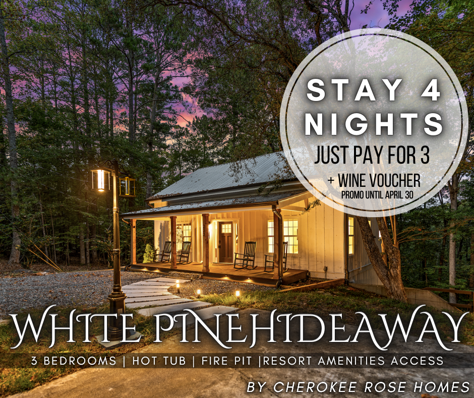 Stay 4 nights and pay for only 3. Valid for stays through April 2026. Send us a message to learn more.