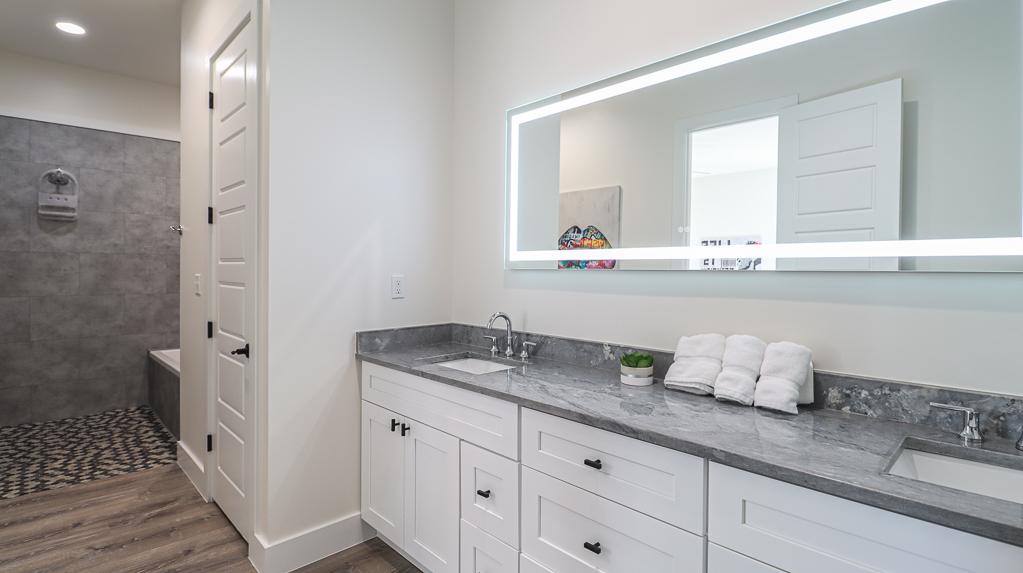 Spacious Large Bathrooms