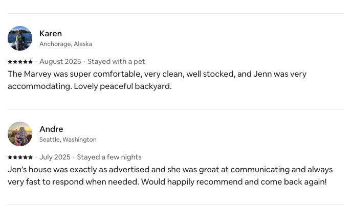 Guest Favorite! 5-star reviews!