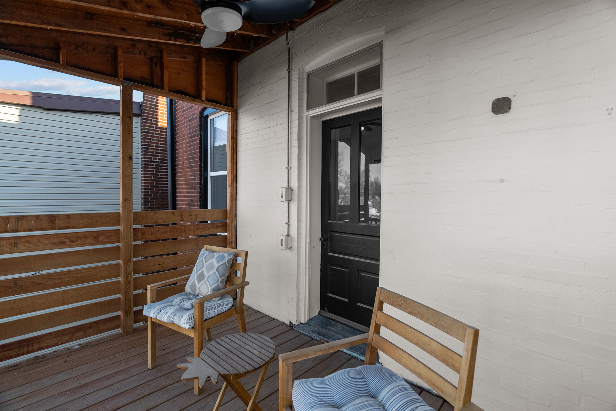 Sip you morning coffee from the balcony overlooking the back yard, right off the master suite.