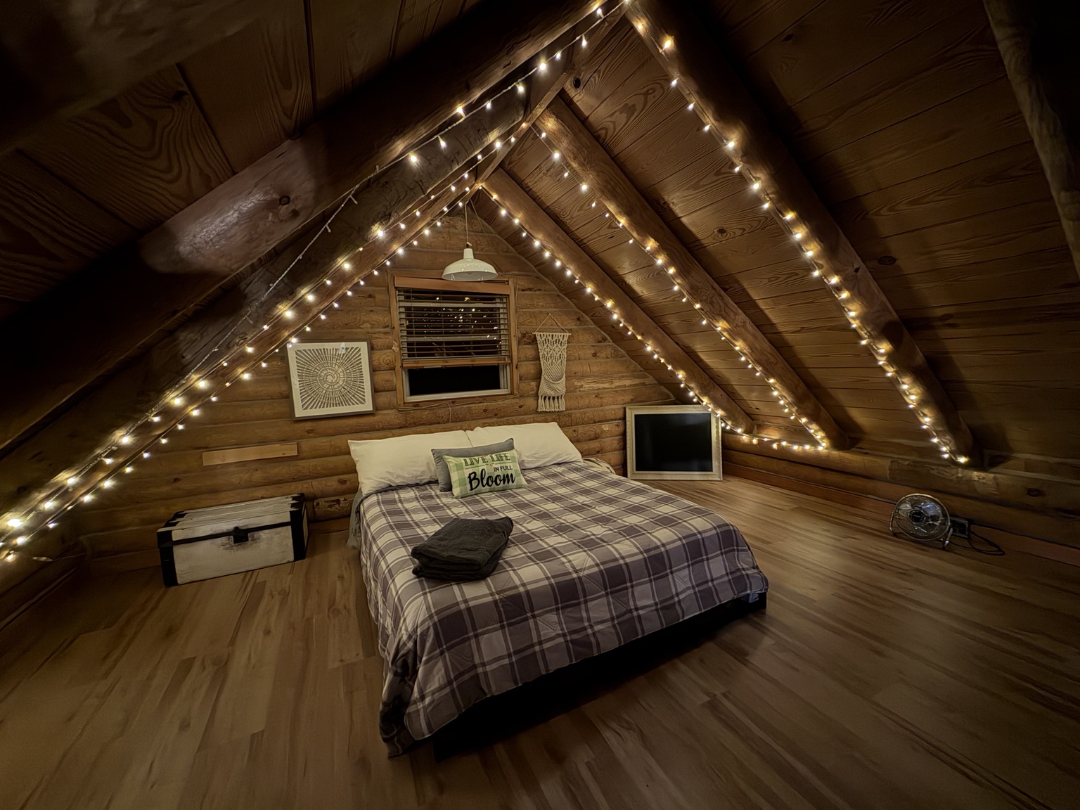 Warm Lights, soft blankets, mountain nights. 