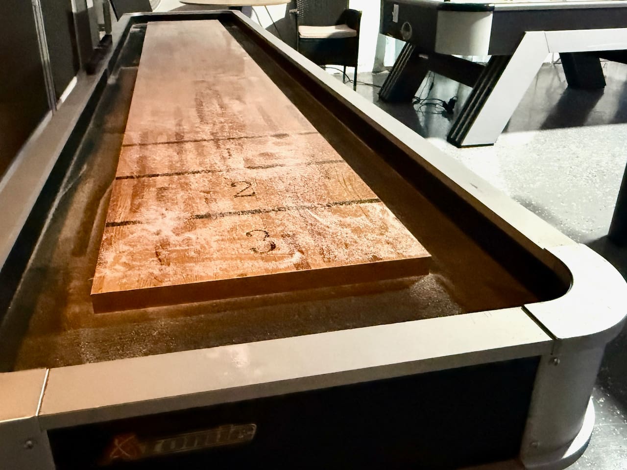 Play a game of shuffleboard or just sit back and chill in our game room!