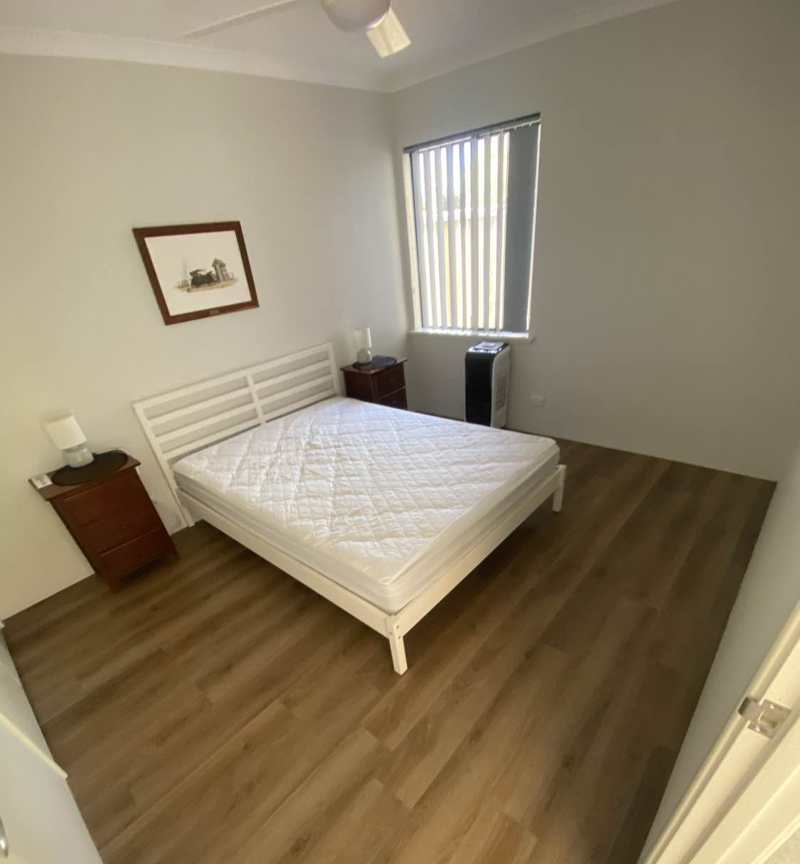 Bedroom 2 Downstairs with Queen size Bed & Built-in robe