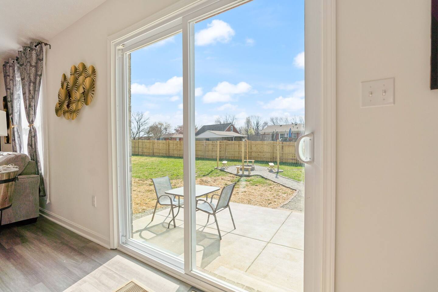 access to backyard