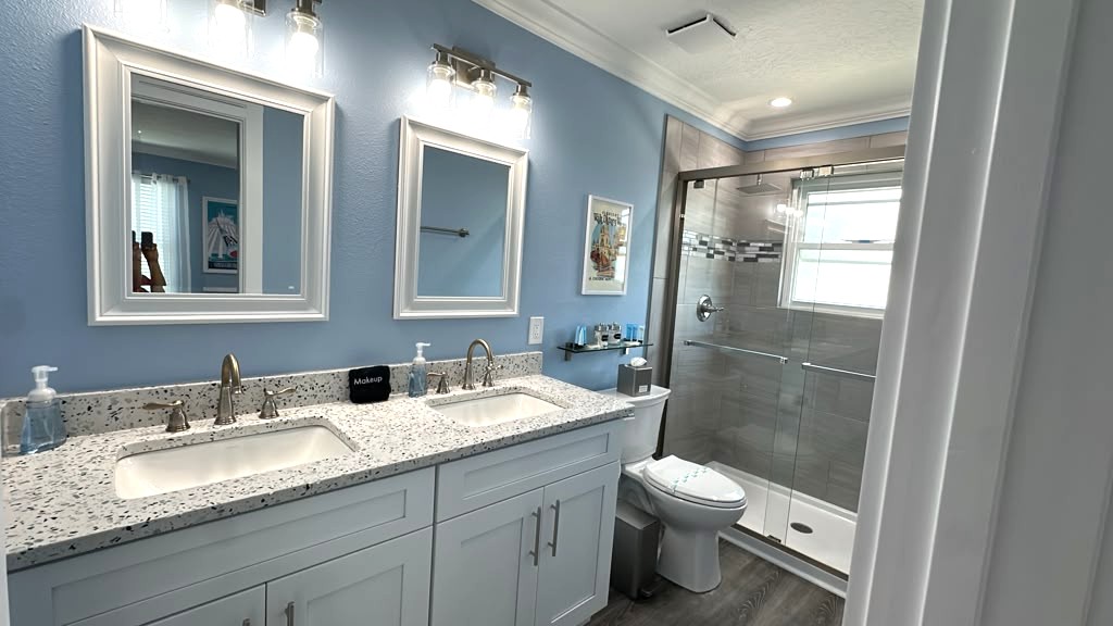 Luxury Master Suite Bathrooms with large two person showers