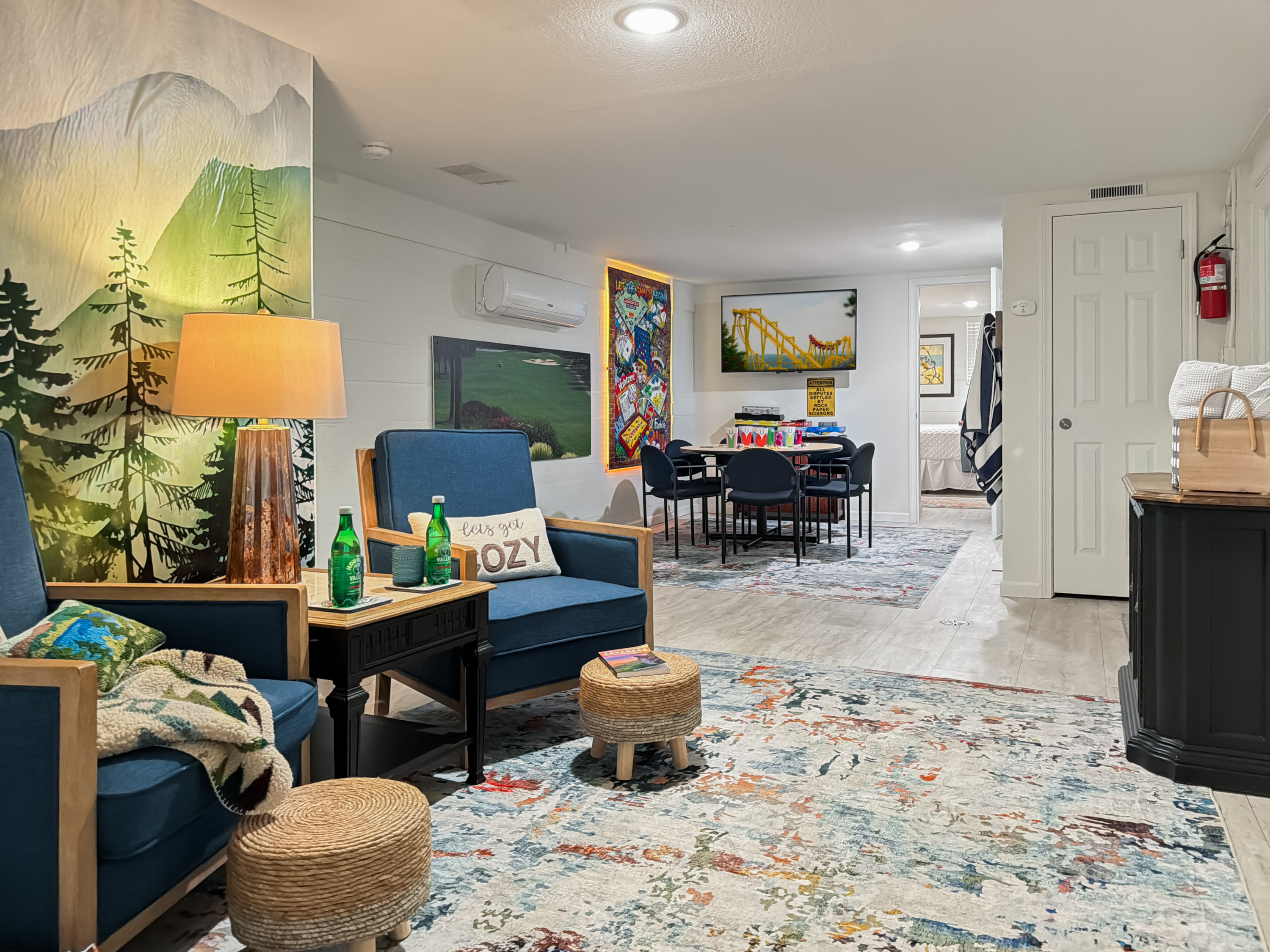 Make memories in the downstairs Game Room.