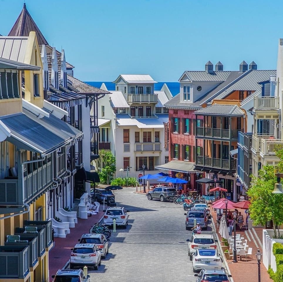 Explore the town center in Rosemary Beach.  There are many restaurants, lounges, bars and shopping to choose from.  