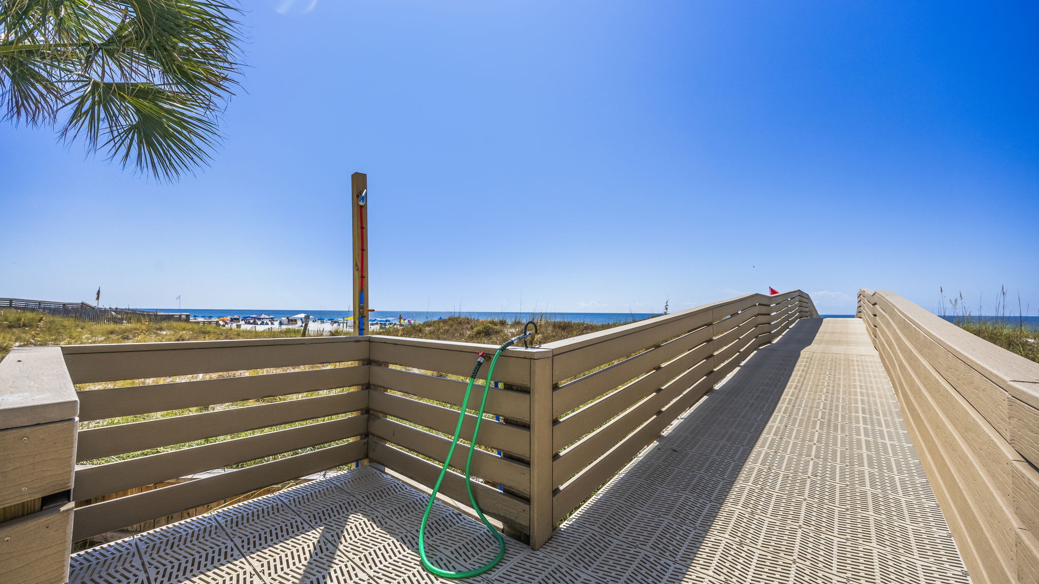 Rinse Station from Beach