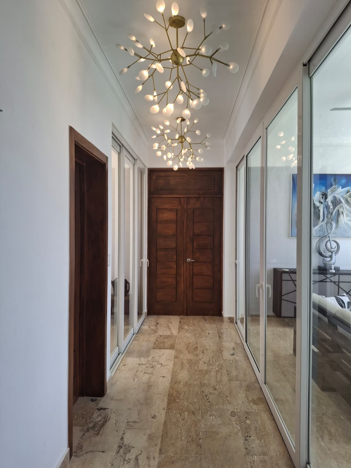 Second floor hall facing master bedroom