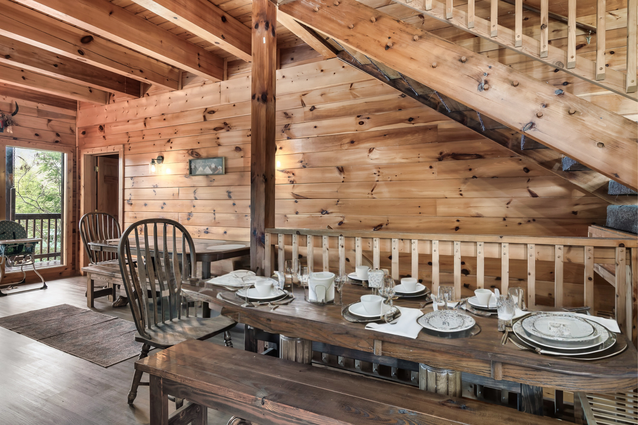 Bring the whole group together for long dinners and meaningful conversations around tables built for togetherness.