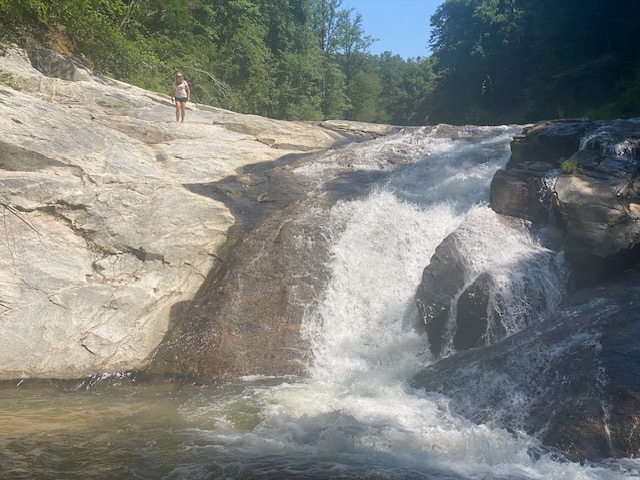 First Hiking Trail down the road