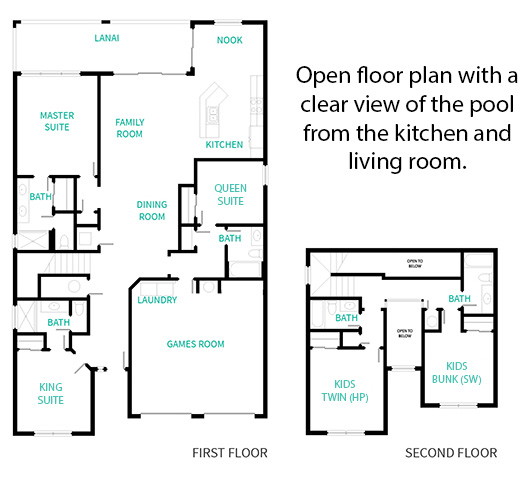Annas cabana floor plan
