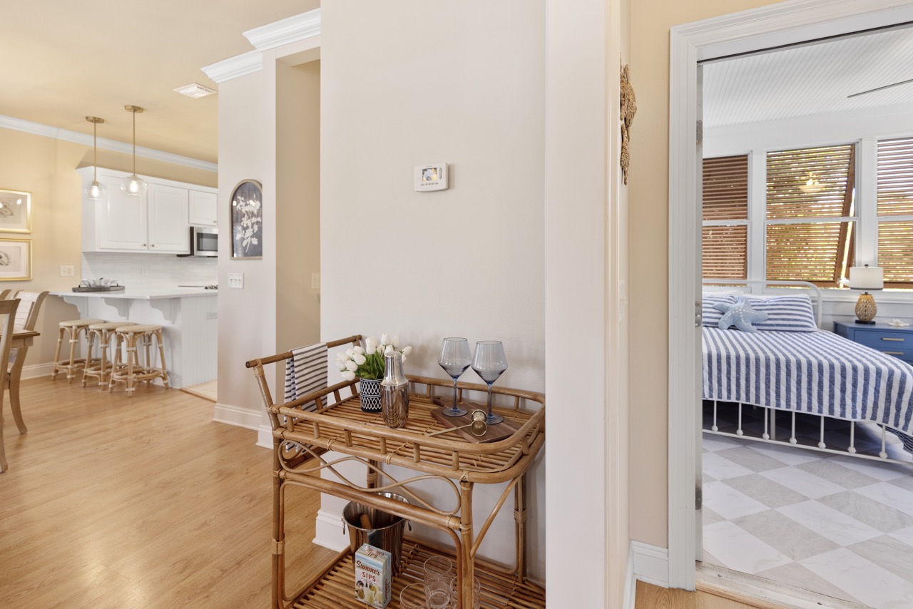 2nd Floor Landing Bar Cart