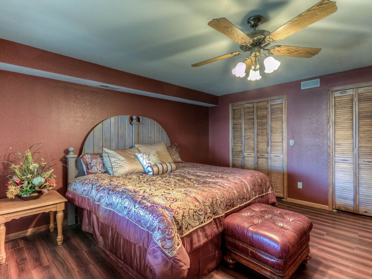 Bedroom, lake view, lower level
