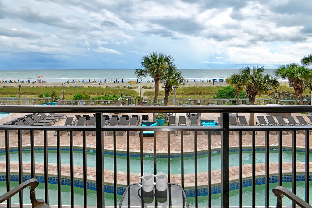 Breathtaking oceanfront view from your private balcony!