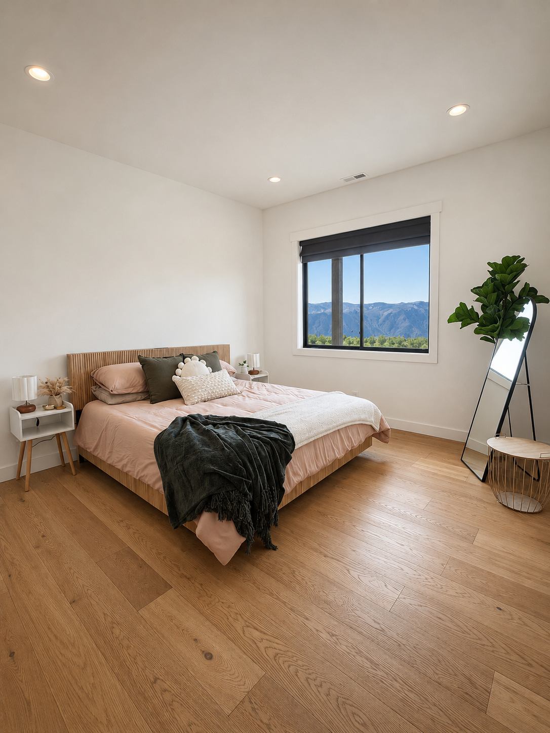 Bedroom #3: downstairs king bed with ensuite