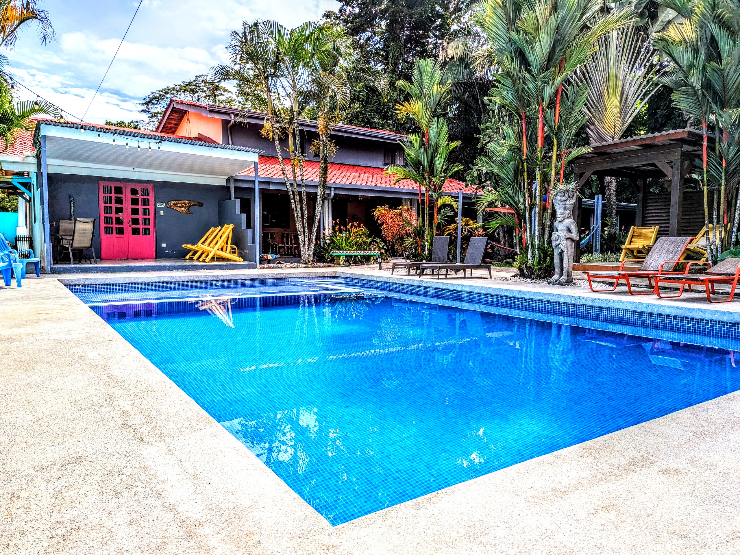 Patio and Pool for Cabina Plumeria