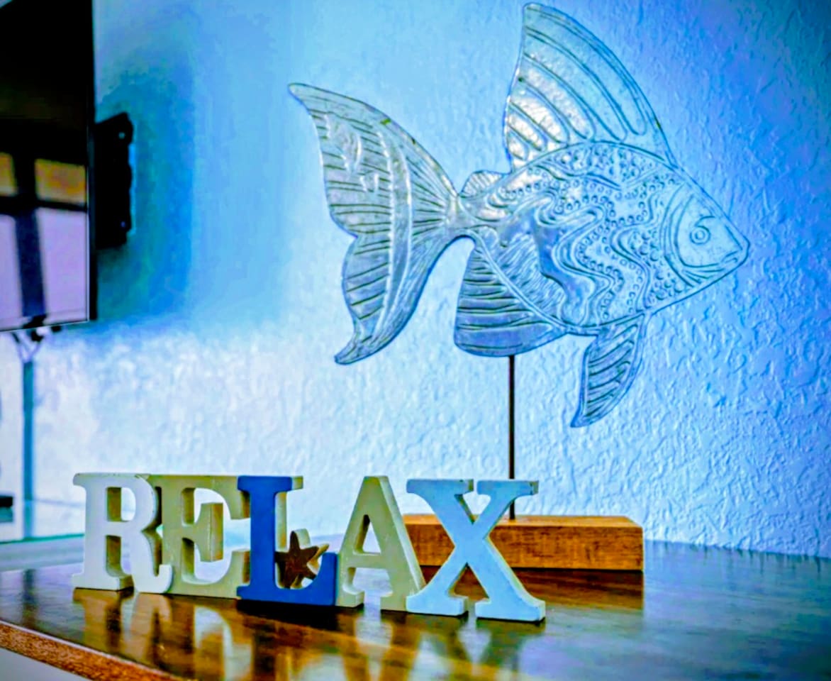 Be sure to kick back and RELAX during your stay.