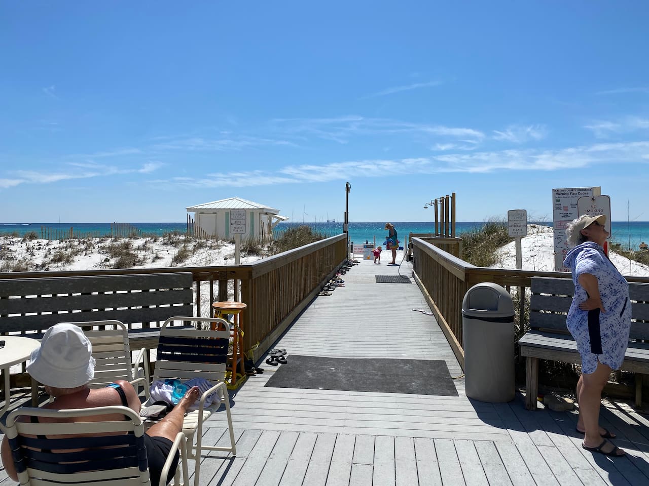 Walkway to the beach!  Just a short walk from the building