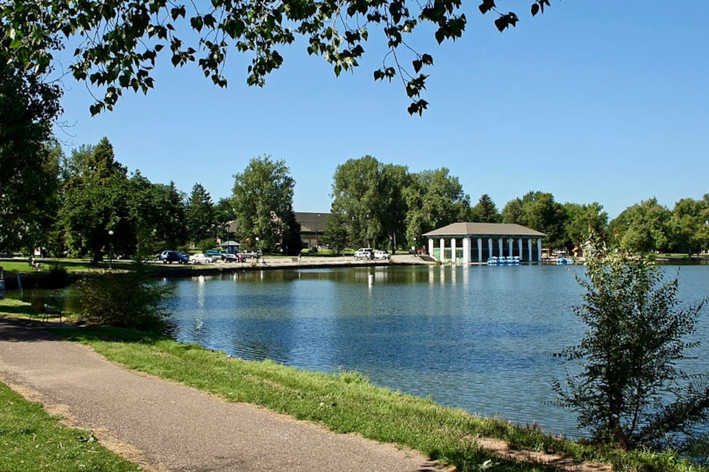 Beautiful Wash Park less than a mile from our home. 
