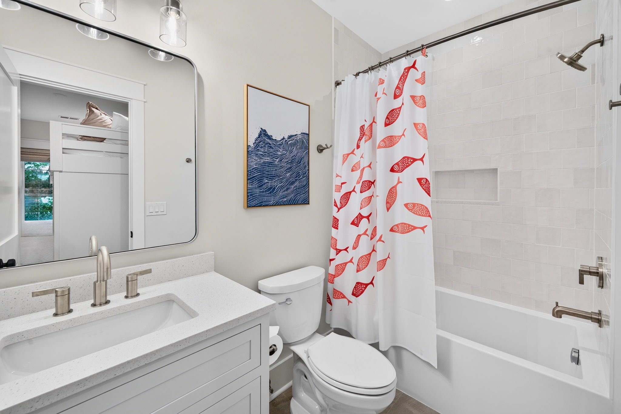 Bathroom 5: Bunk ensuite | Tahanan Palms | 3 38th Ave | IOP Escapes