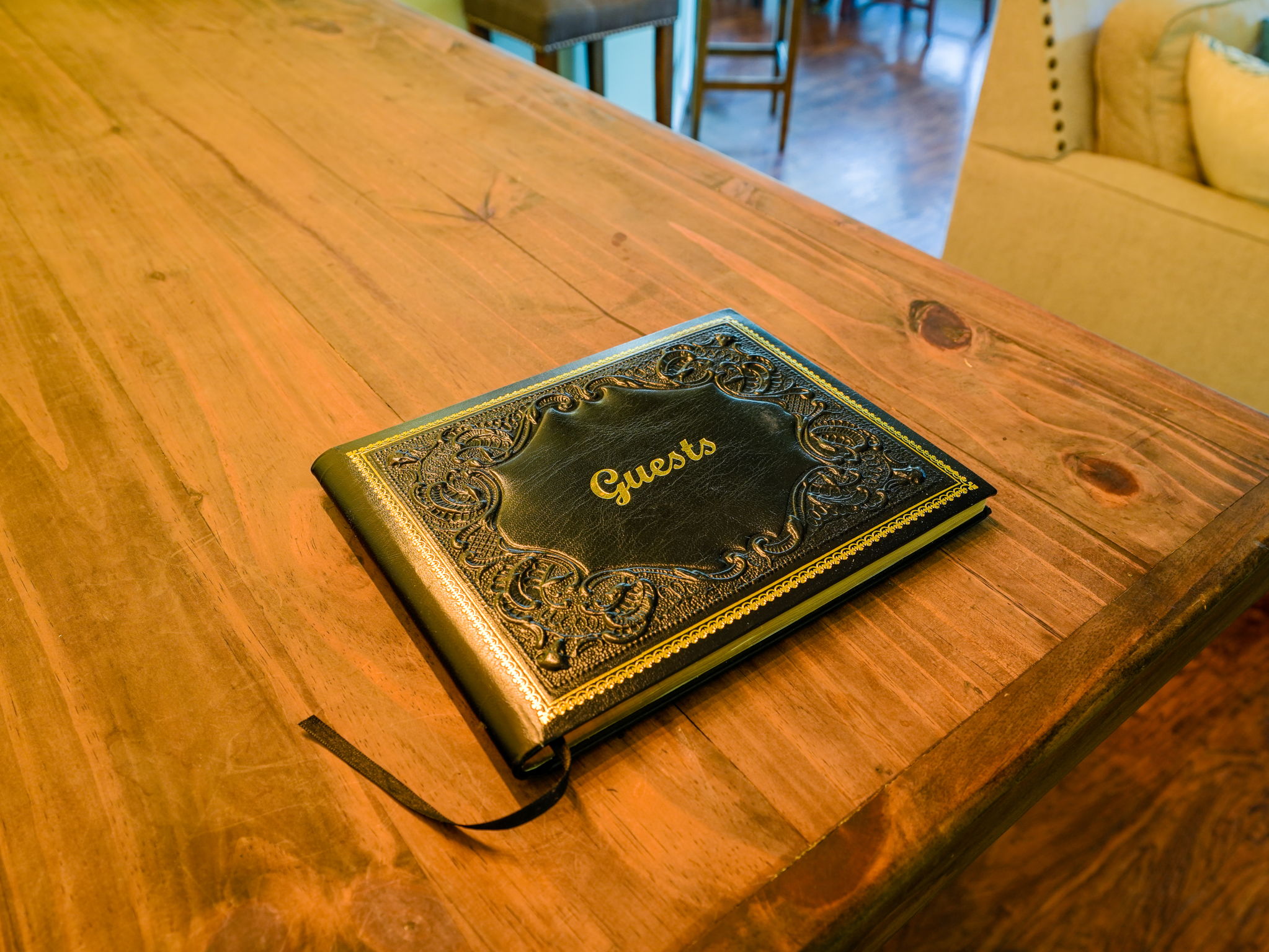 Guest Book (on the Bar)