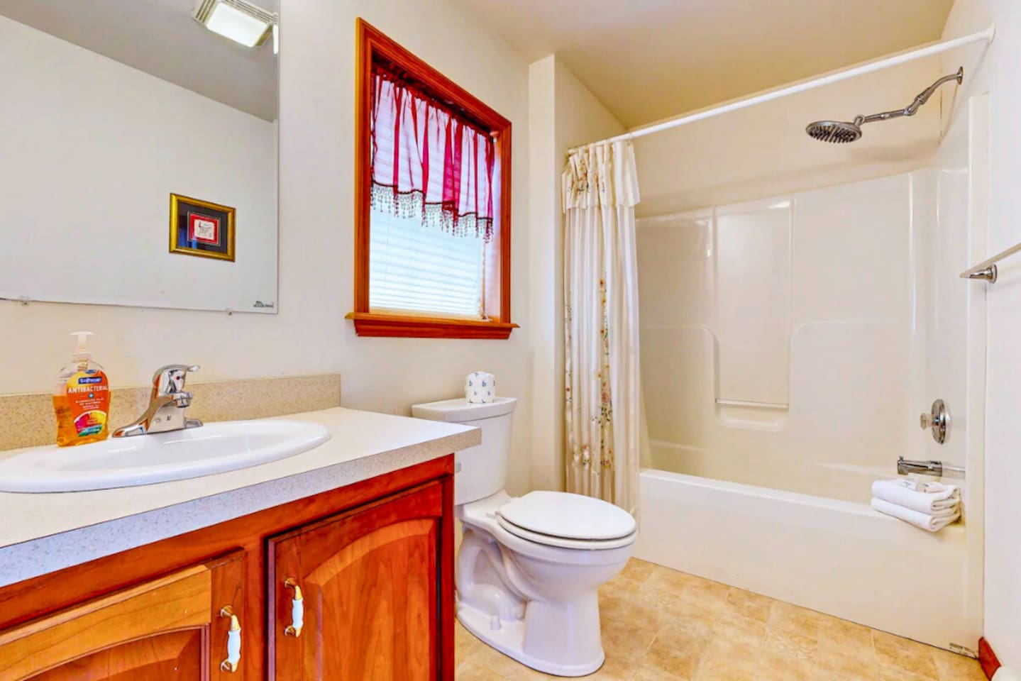 Main bedroom bathroom with full shower!