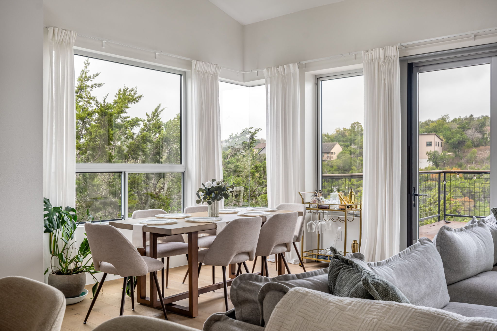 Comfortable dining space for shared meals and memories