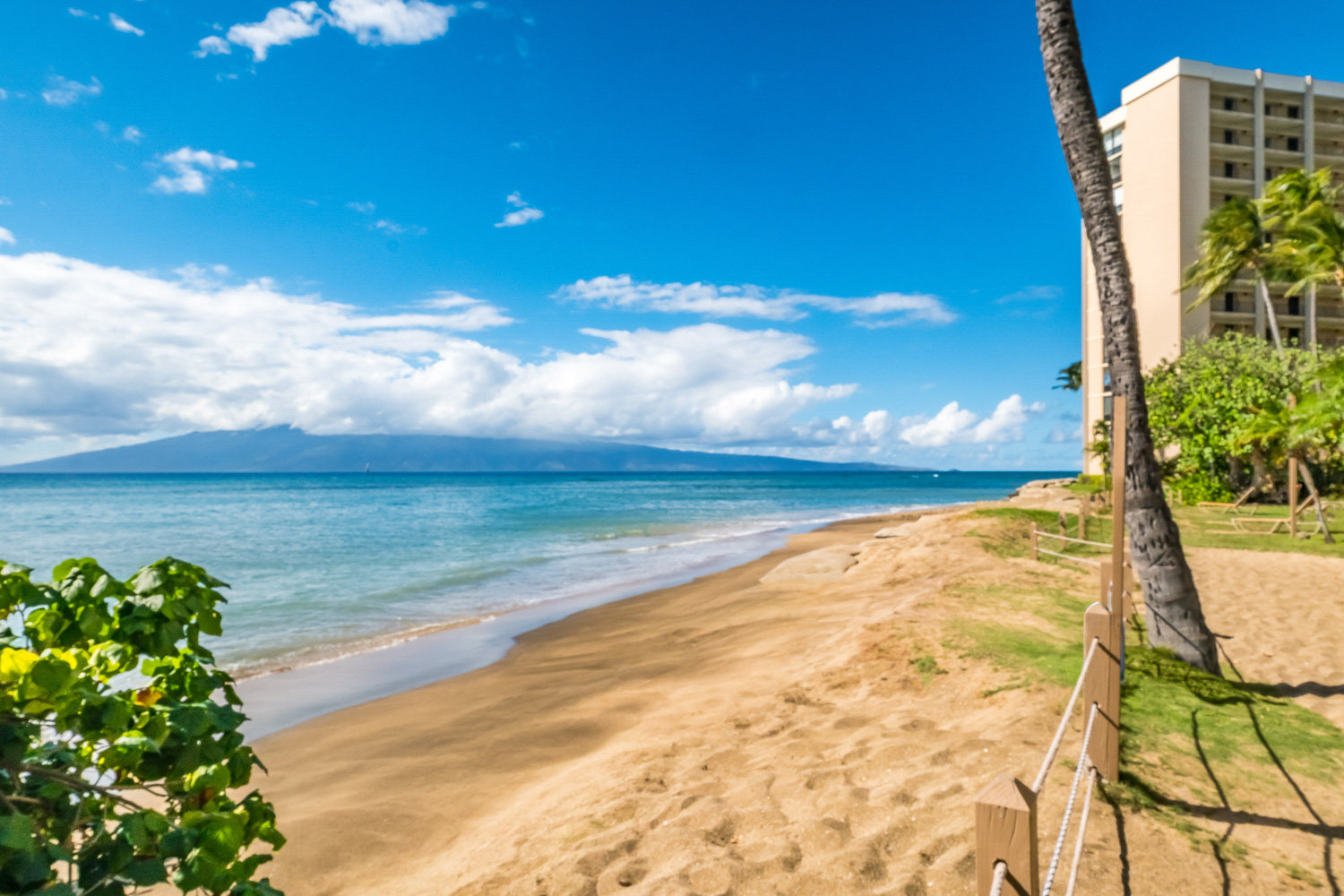 Golden beach in front of your resort