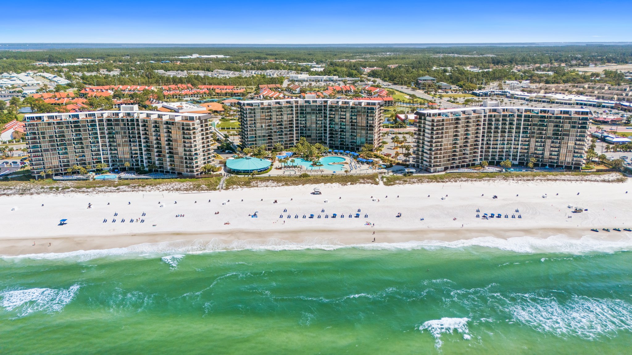 Beach View of Edgewater Resort