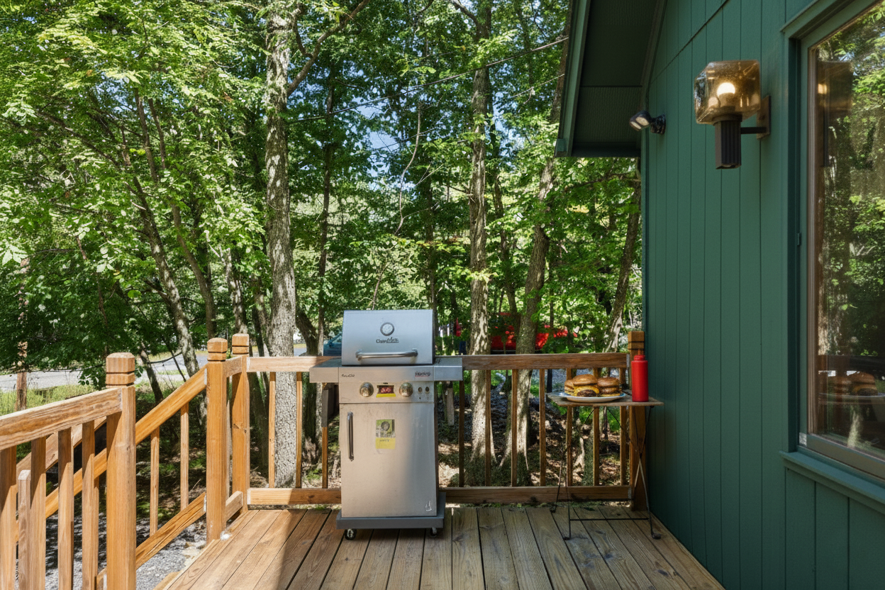 Gas Grill for Post-Activity Meals