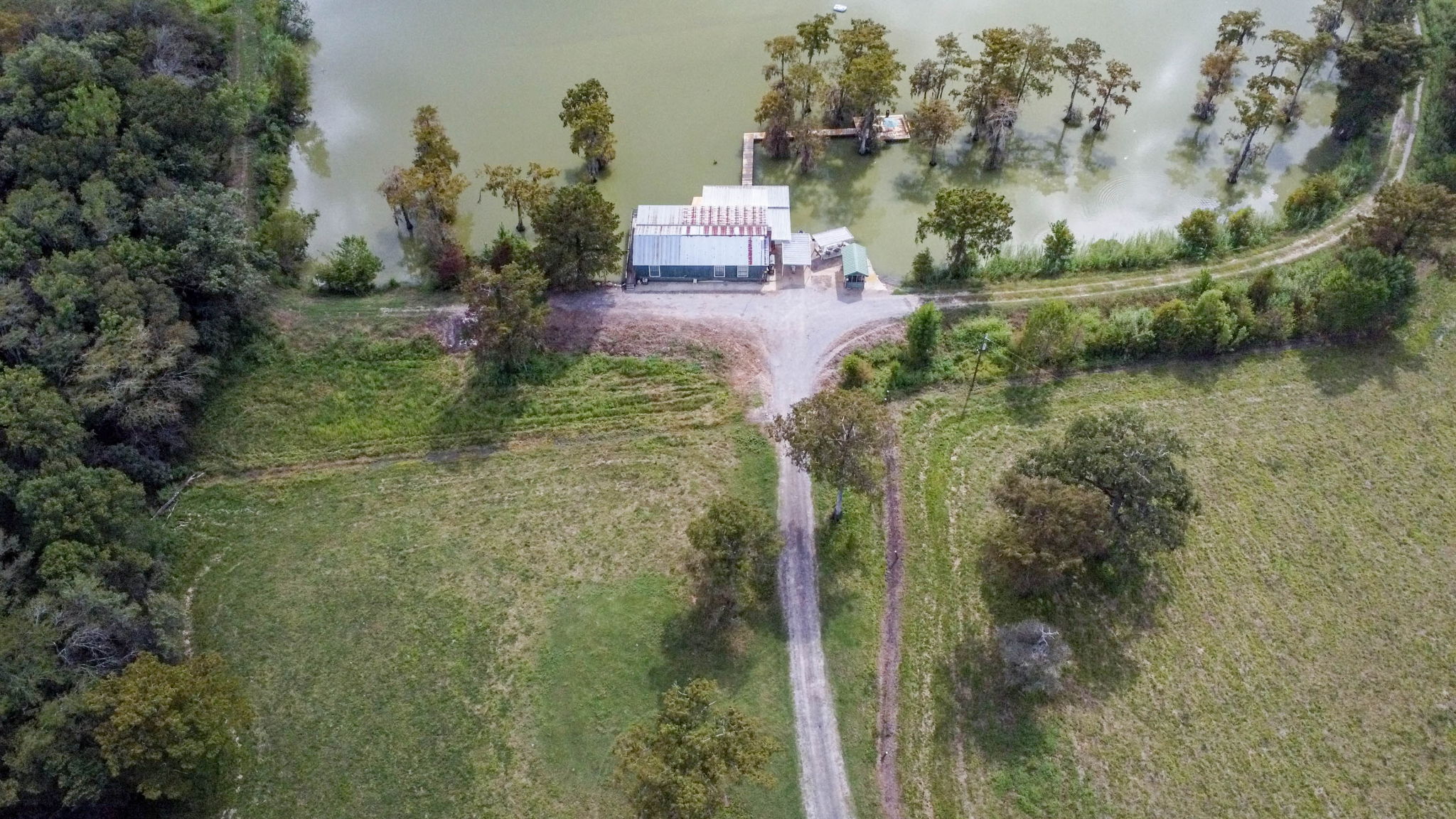 Aerial View Front of Camp