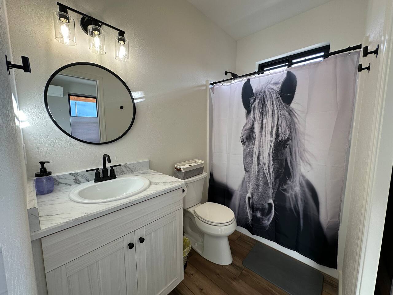 Enjoy a hot bath and don’t worry we have you covered with shampoo, conditioner and body wash. There is a single hairdryer within the unit.   