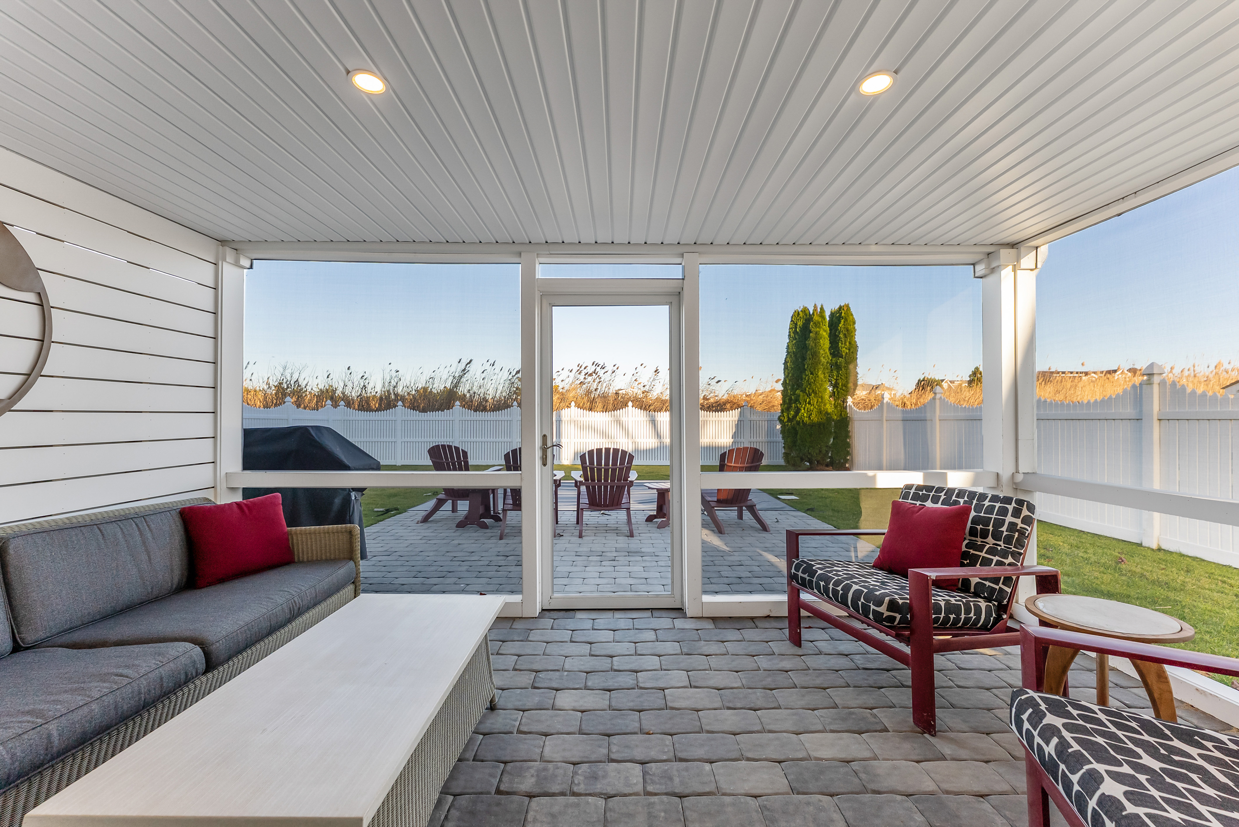 Large screened In Porch Off of Basement with Access to Pool Area