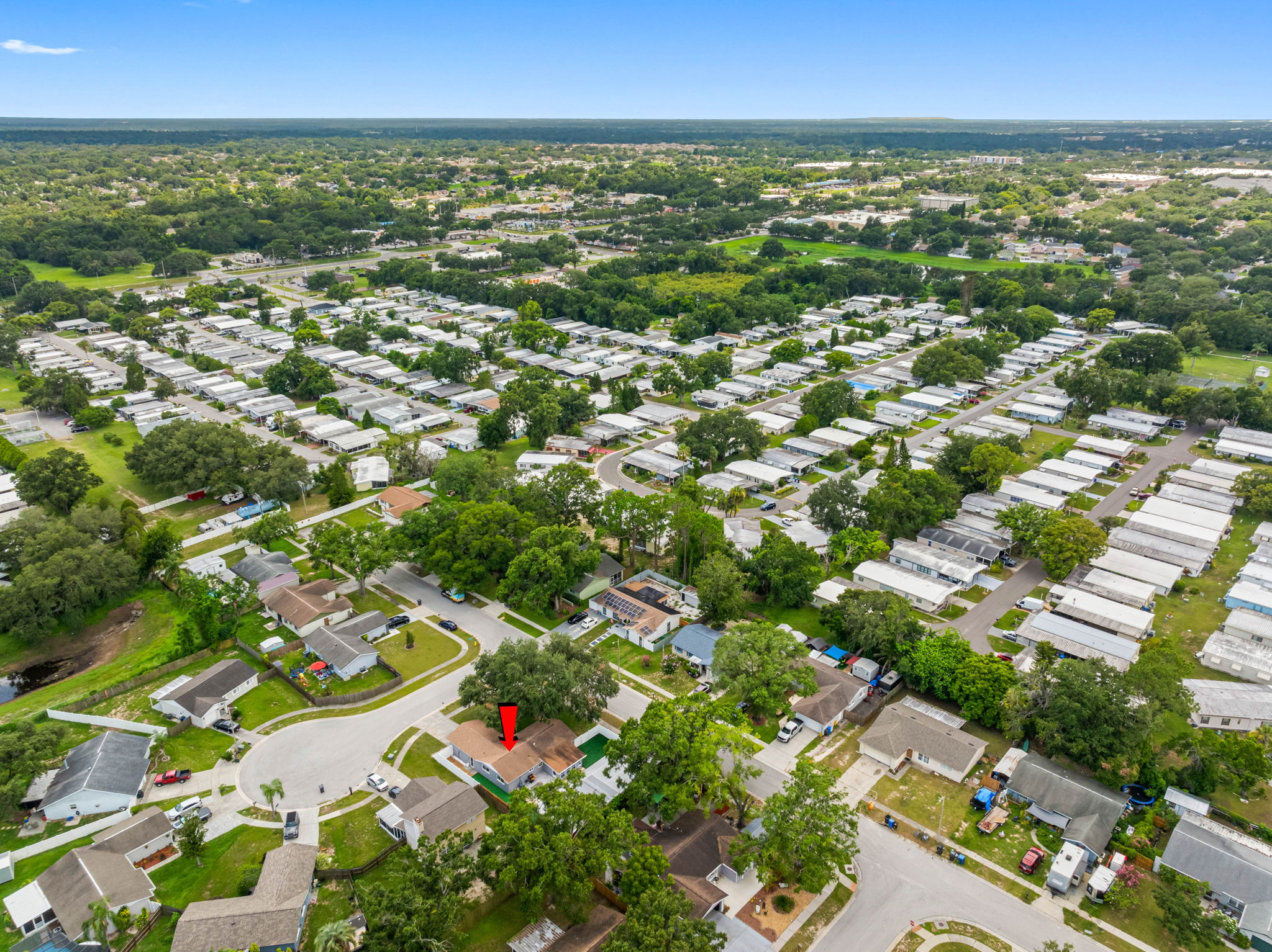 Aerial View of the Neighborhood