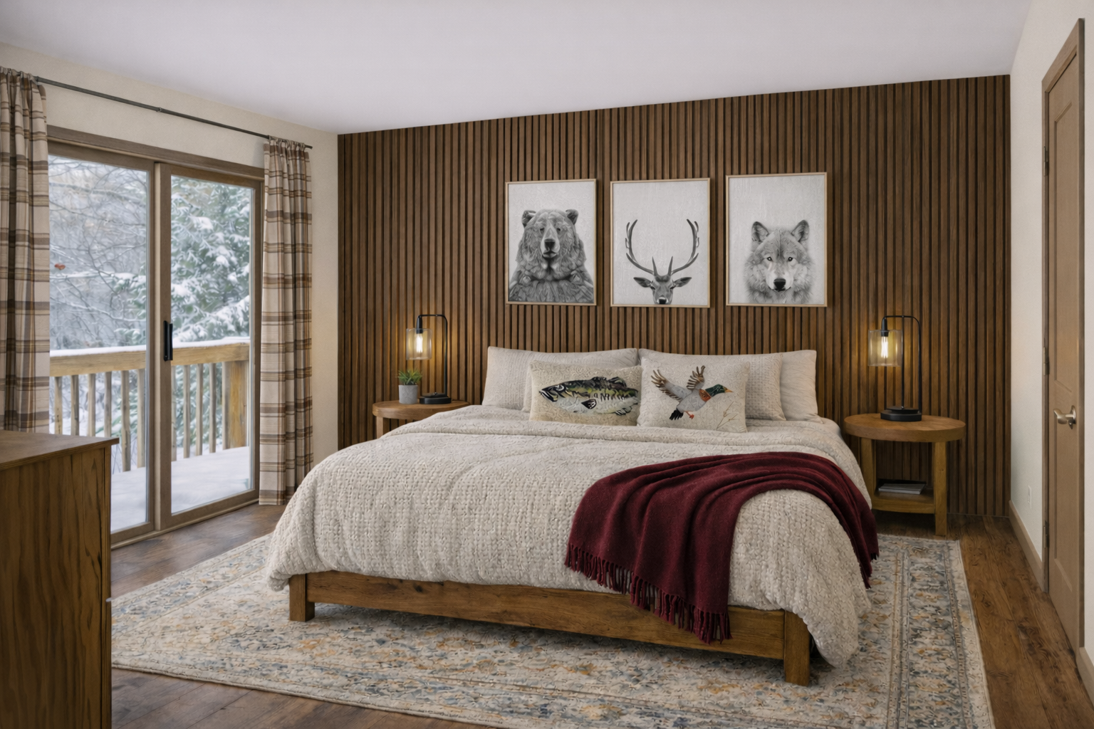 Rendering of upgraded Lakeview bedroom