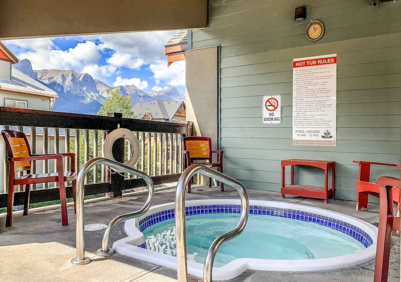 3rd Hot Tub (in Cougar Lodge) near the exercise room, this one has the best view!