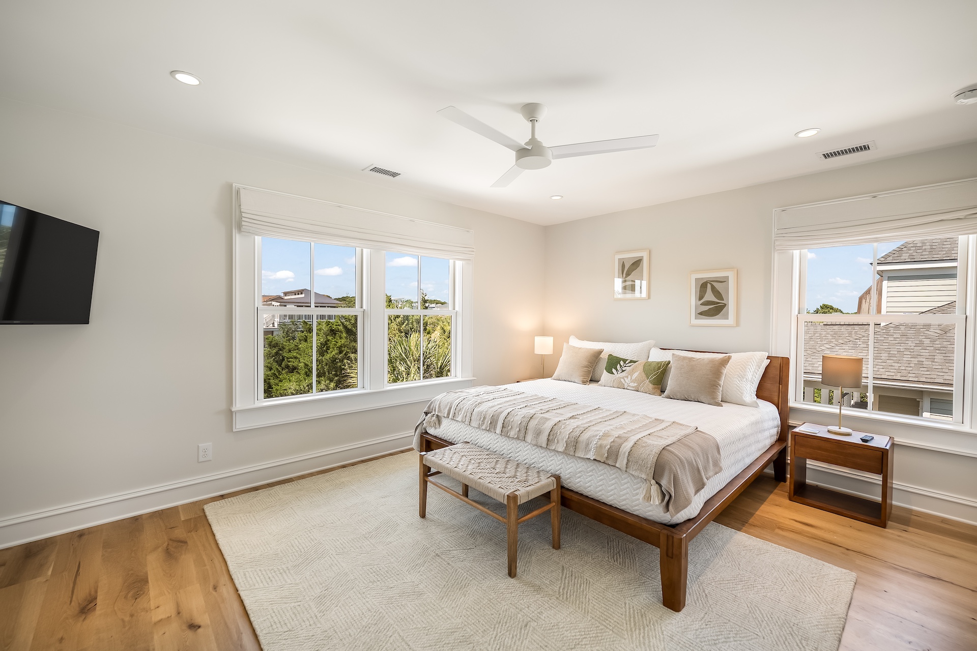 King Bedroom 3 | Beach Shelter | 3708 Palm Blvd | Isle of Palms, SC | IOP Escapes