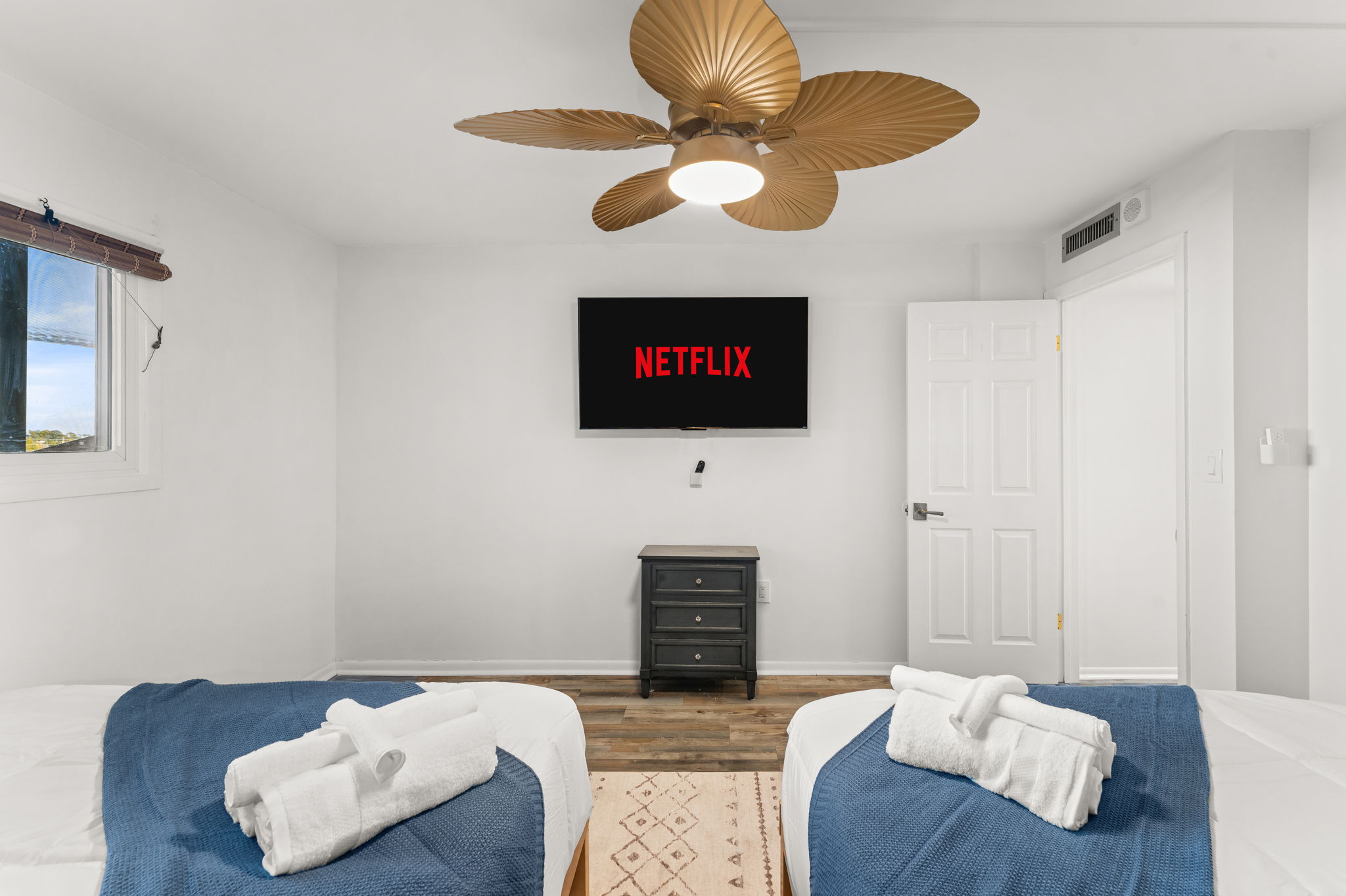 55 inch Smart TV in the second bedroom