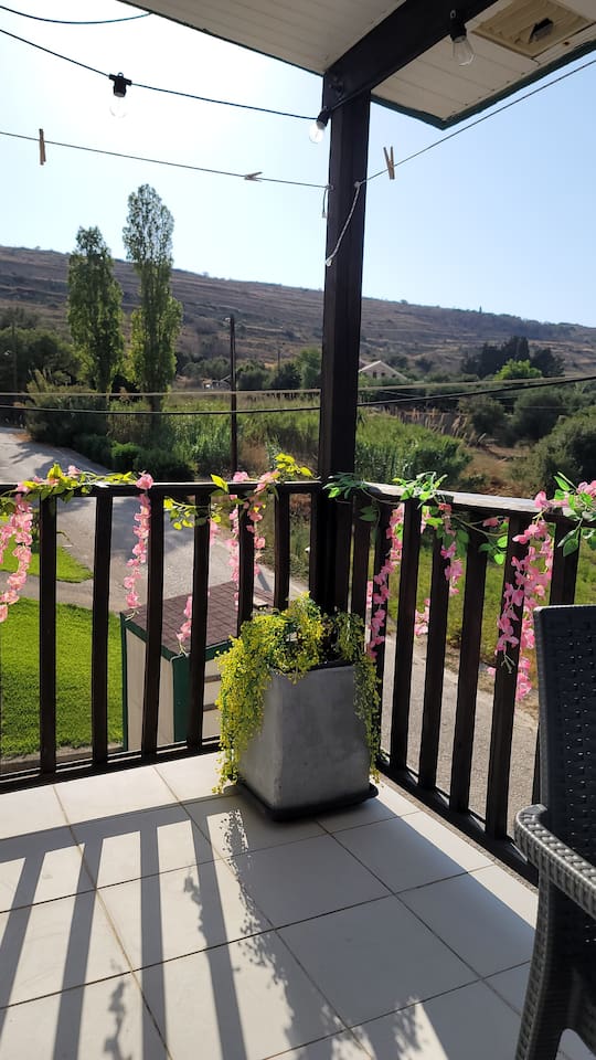 View v from the private balcony