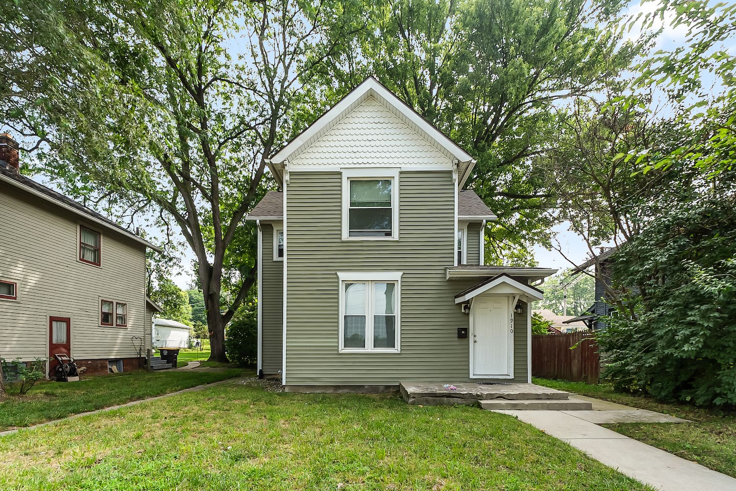 Set back from the street with plenty of green space to enjoy the outdoors.