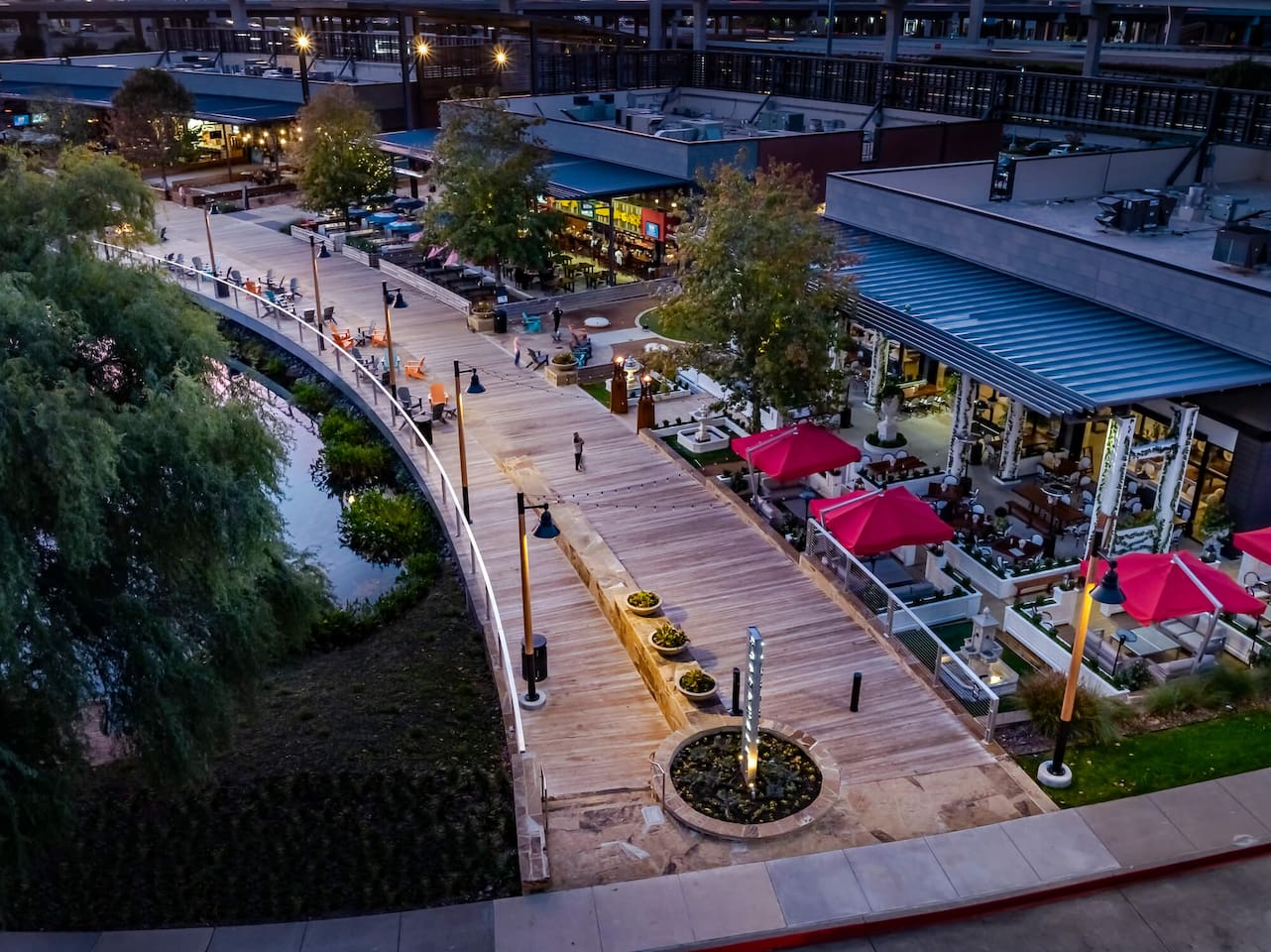 Take a sunset stroll or grab dinner al fresco at The Boardwalk at Granite Park — a local fave for chill vibes and waterside eats.