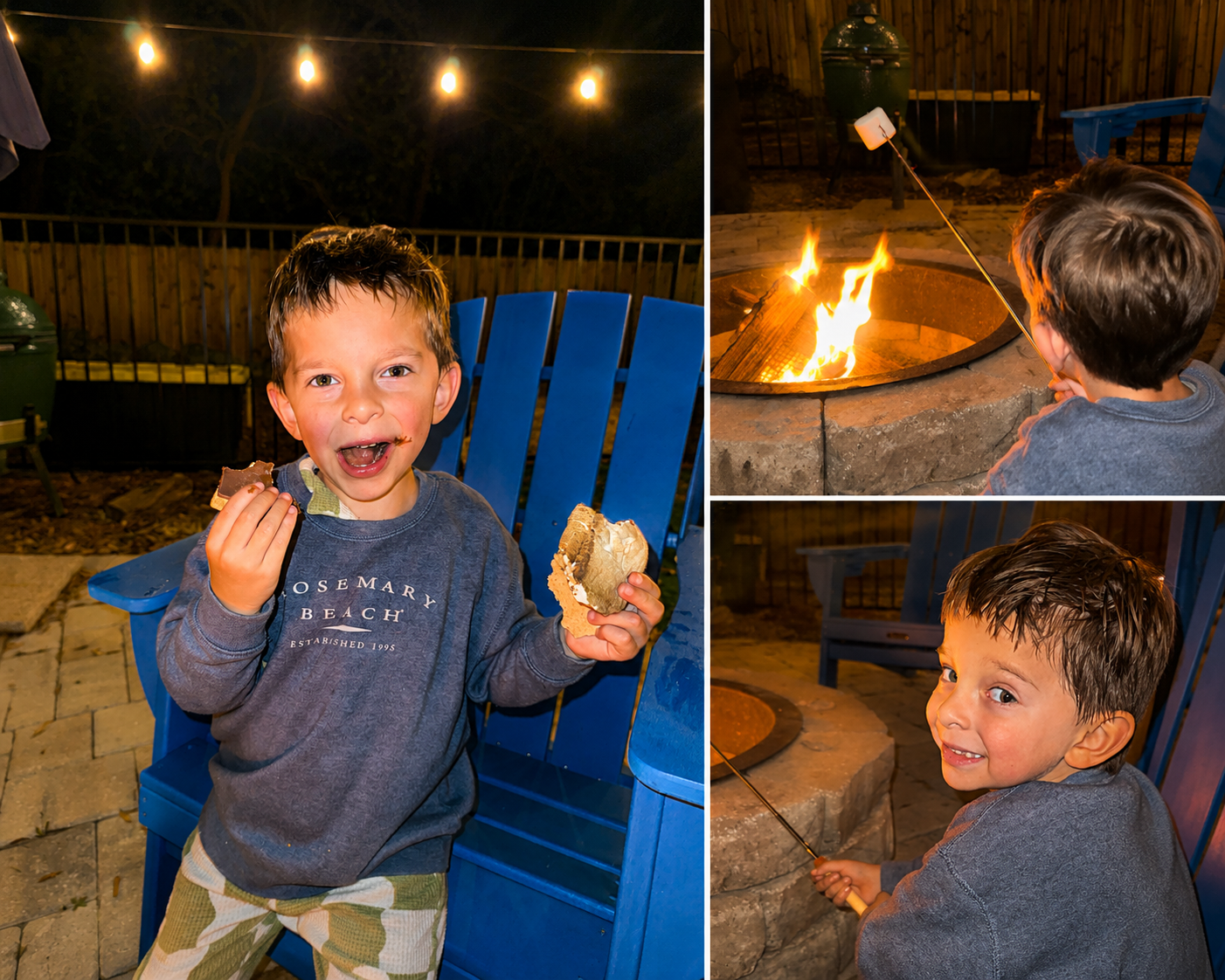 🔥 Gather Around the Fire Pit! Roast marshmallows, make s'mores, and enjoy cozy evenings under the café lights—the perfect way to end a day at the beach.