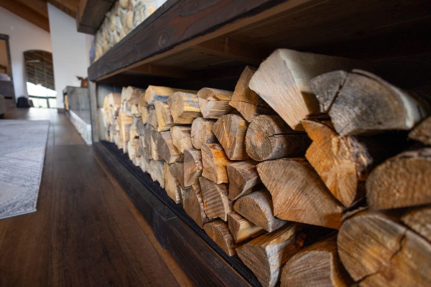 Yes, we provide firewood for every stay to be used in the indoor fireplace!