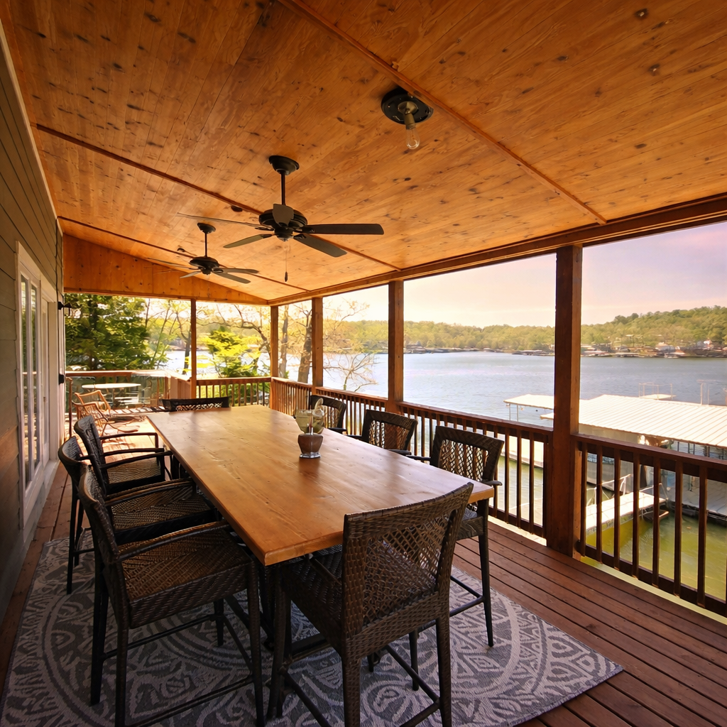 Cove-Out Cottage Outdoor Dining view