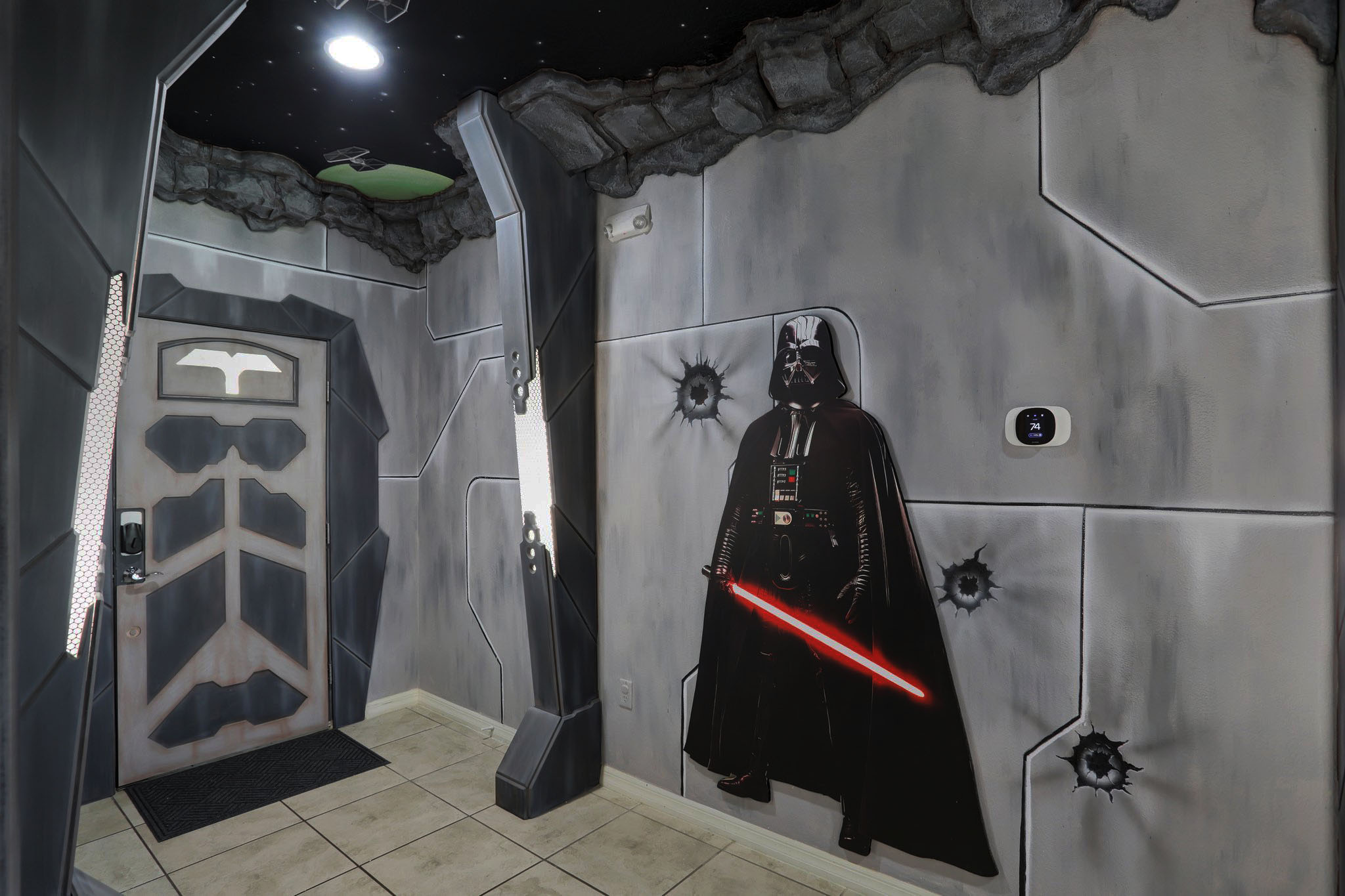Star Wars Theme Foyer - The Star Wars Theme Plays When You Enter