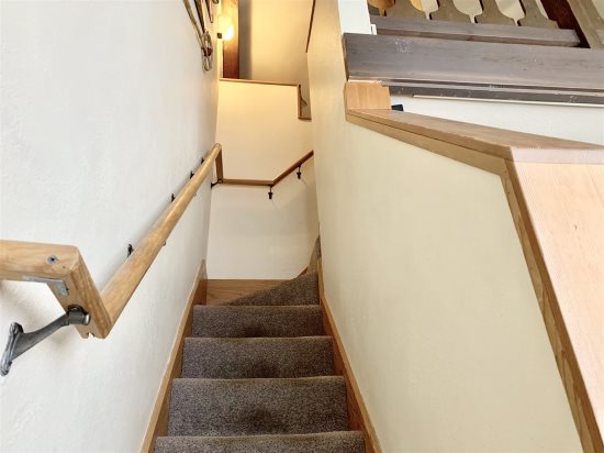 Stairs to loft area.